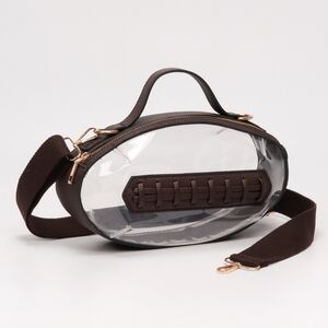 Football Stadium Clear Bags ( Dark Brown Available Only)